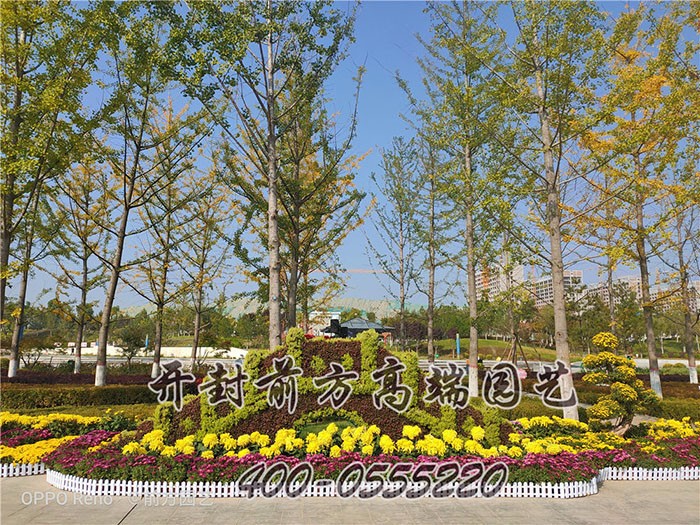 延安新區首屆花卉展-五色草立體花壇